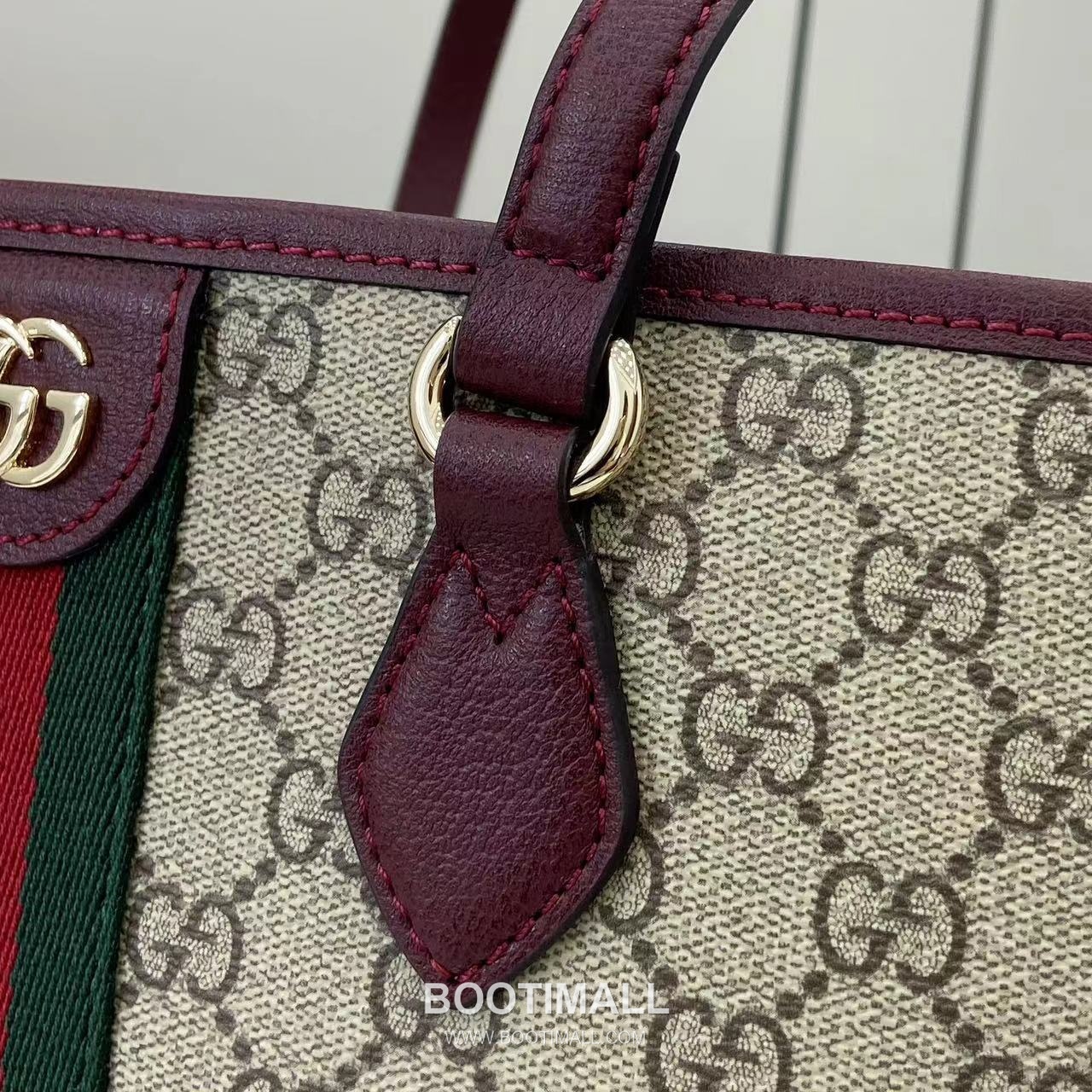 Gucci Ophidia Top Handle GG Canvas Brown Top Handle Bag 구찌 오피디아 탑 핸들백 836849 GG 캔버스 브라운 탑핸들백 31cm 11