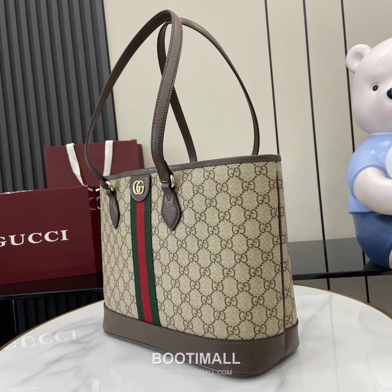 Gucci Ophidia Top Handle GG Canvas Brown Top Handle Bag 구찌 오피디아 탑 핸들백 836849 GG 캔버스 브라운 탑핸들백 31cm 2