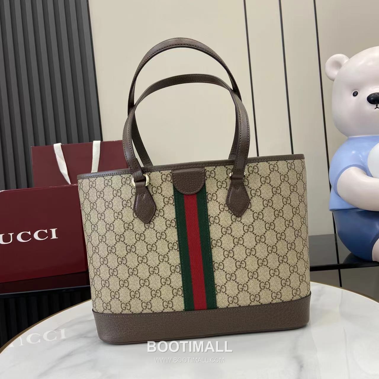 Gucci Ophidia Top Handle GG Canvas Brown Top Handle Bag 구찌 오피디아 탑 핸들백 836849 GG 캔버스 브라운 탑핸들백 31cm 3