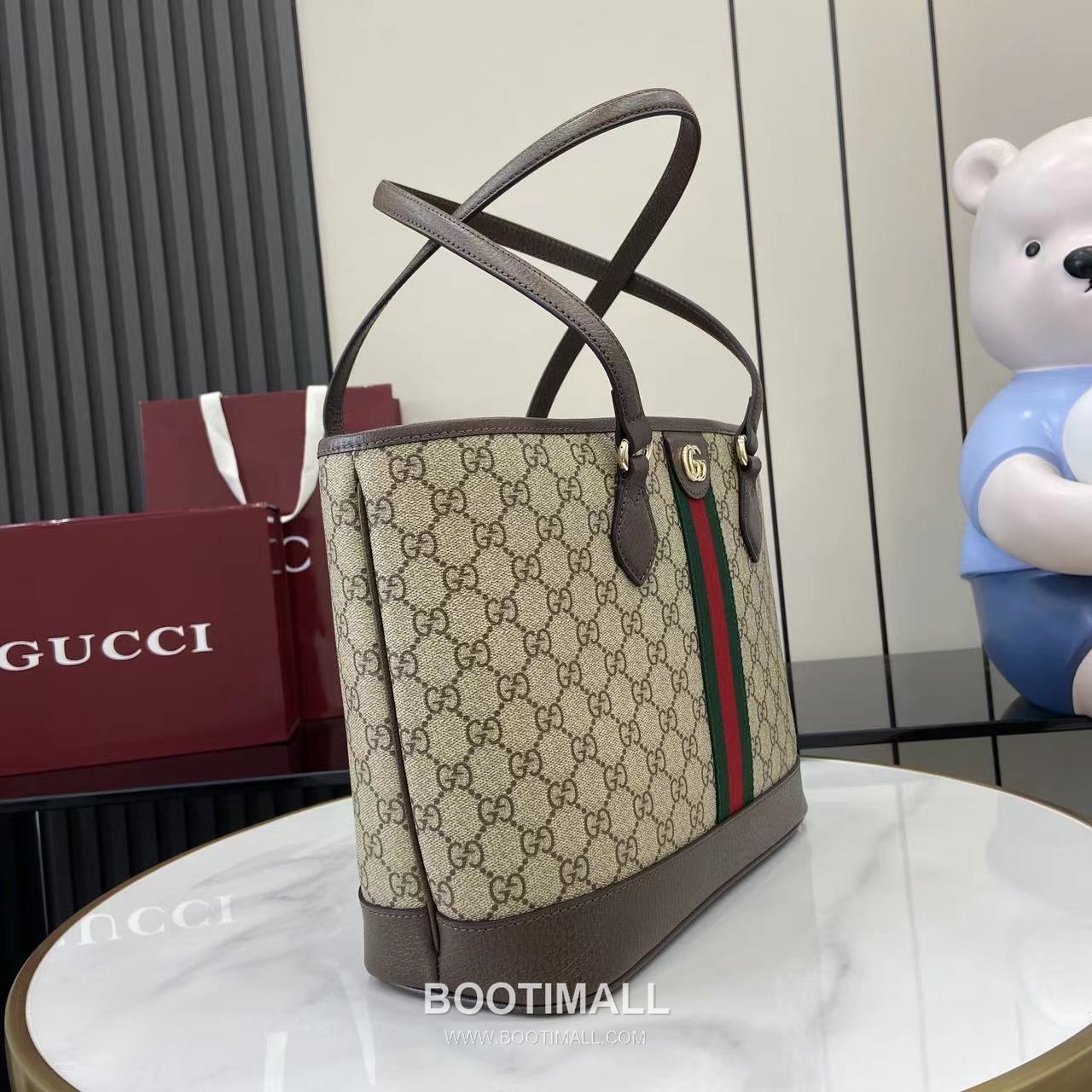 Gucci Ophidia Top Handle GG Canvas Brown Top Handle Bag 구찌 오피디아 탑 핸들백 836849 GG 캔버스 브라운 탑핸들백 31cm 6
