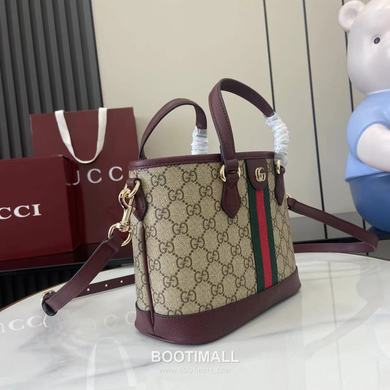 Gucci Ophidia Top Handle GG Canvas Beige Top Handle Bag 구찌 오피디아 탑 핸들백 836848 GG 캔버스 베이지 탑핸들백 22.5cm 2