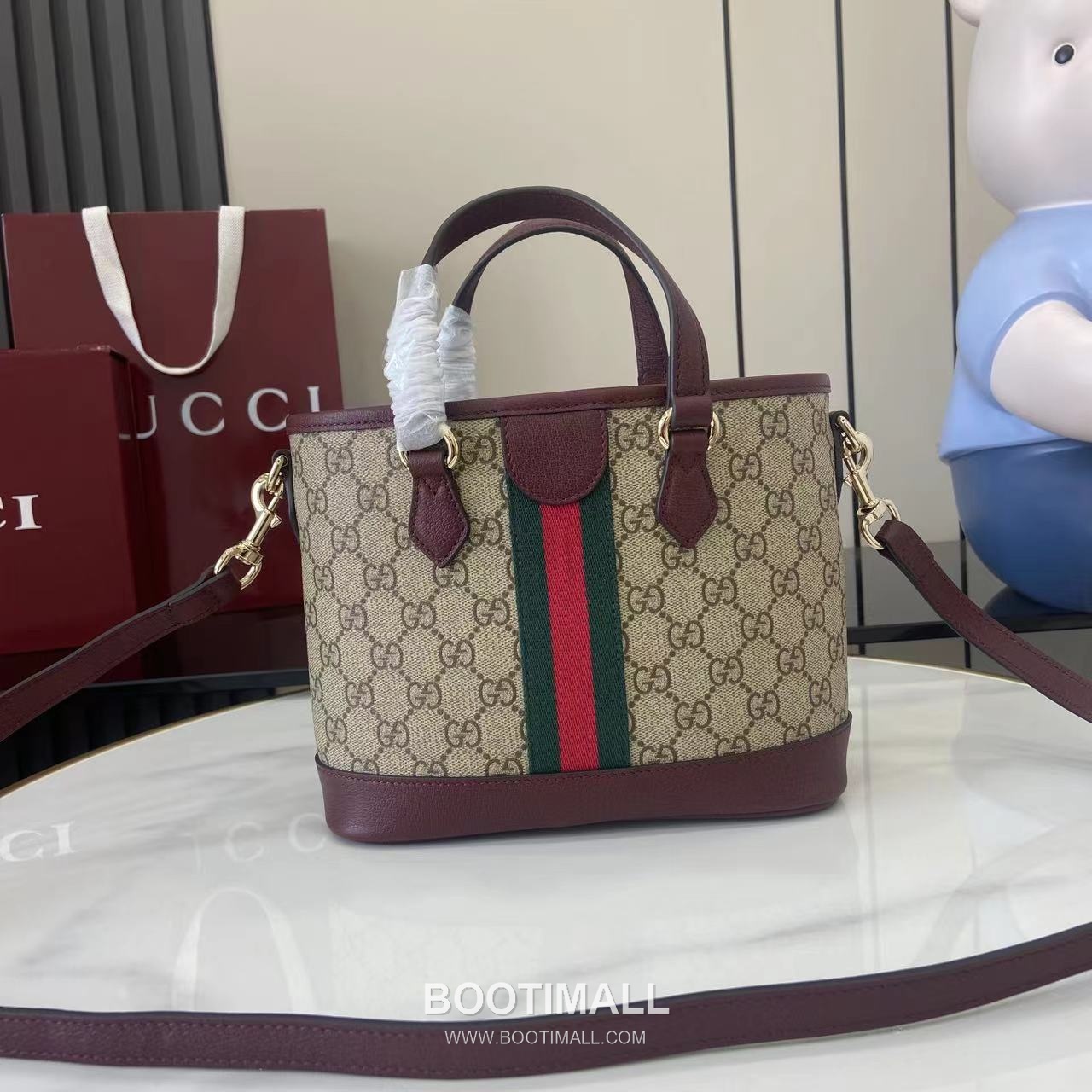Gucci Ophidia Top Handle GG Canvas Beige Top Handle Bag 구찌 오피디아 탑 핸들백 836848 GG 캔버스 베이지 탑핸들백 22.5cm 3