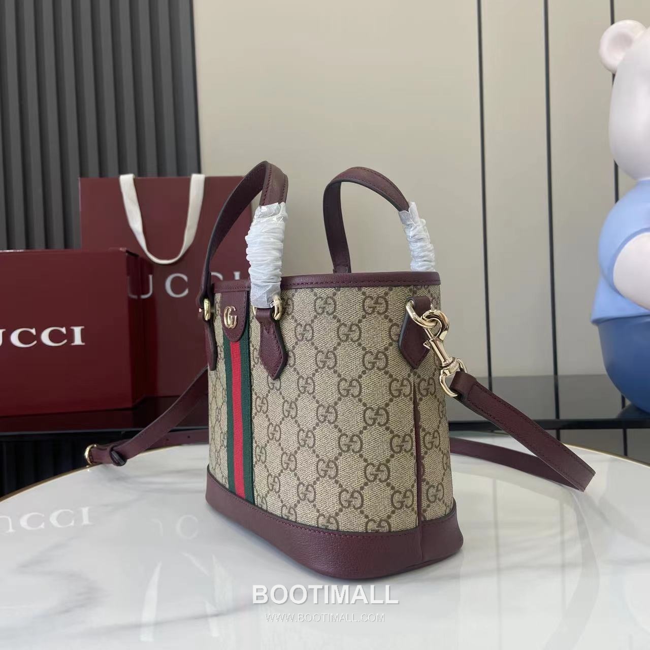 Gucci Ophidia Top Handle GG Canvas Beige Top Handle Bag 구찌 오피디아 탑 핸들백 836848 GG 캔버스 베이지 탑핸들백 22.5cm 6