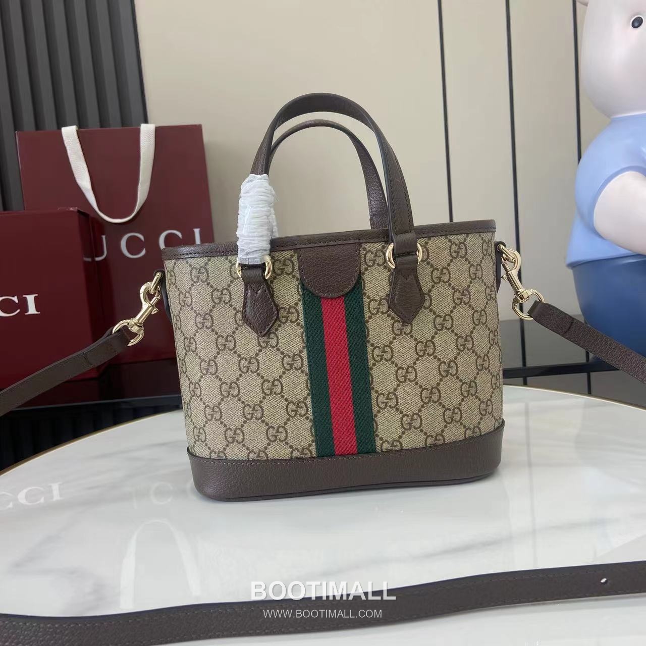Gucci Ophidia Top Handle GG Canvas Beige Top Handle Bag 구찌 오피디아 탑 핸들백 836848 GG 캔버스 베이지 탑핸들백 22.5cm 3