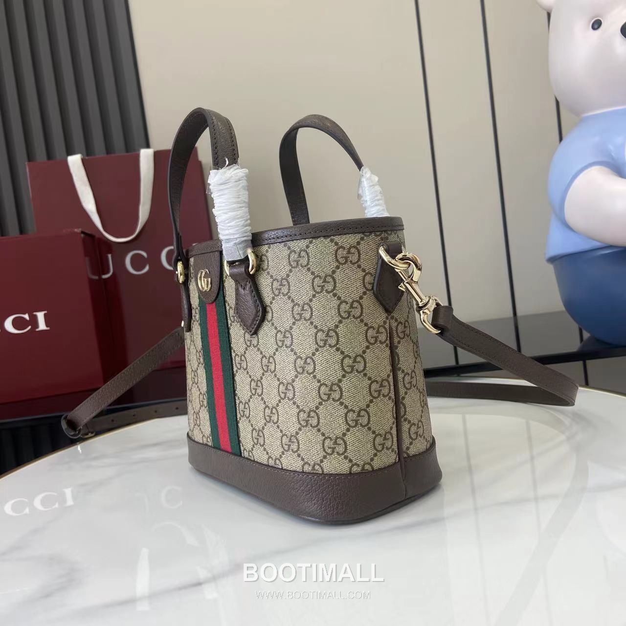 Gucci Ophidia Top Handle GG Canvas Beige Top Handle Bag 구찌 오피디아 탑 핸들백 836848 GG 캔버스 베이지 탑핸들백 22.5cm 6