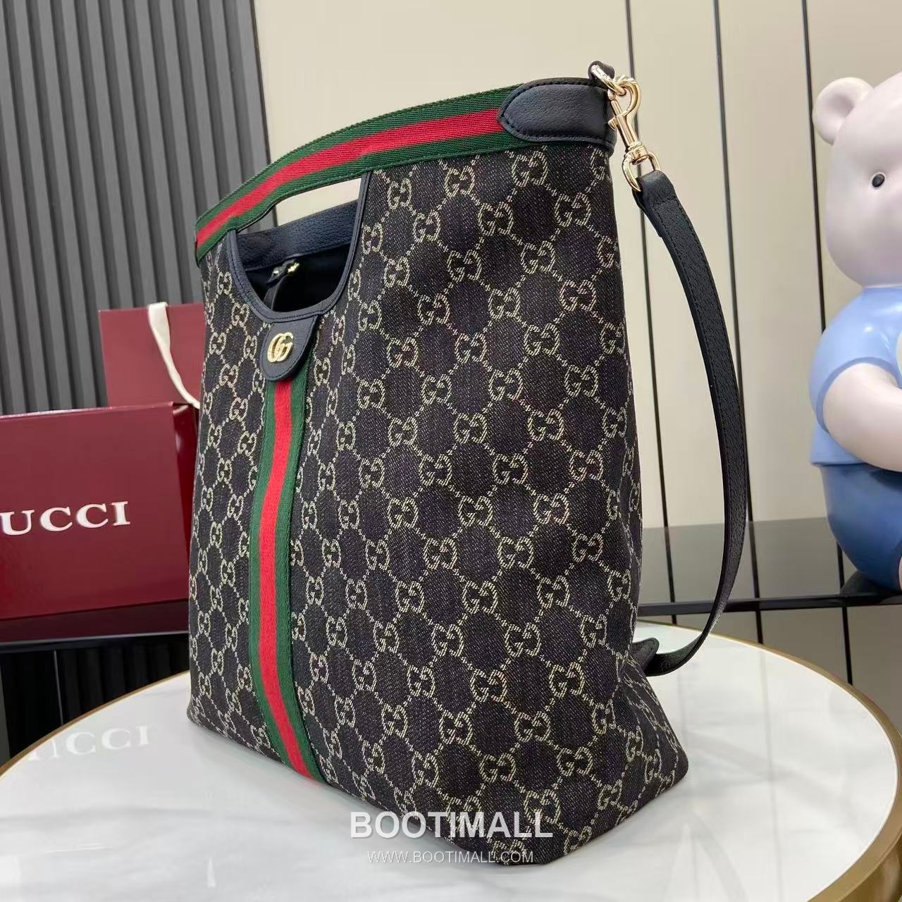 Gucci Giglio Tote GG Denim Black Tote Bag 구찌 질리오 토트백 865452 GG 데님 블랙 39.5cm 6