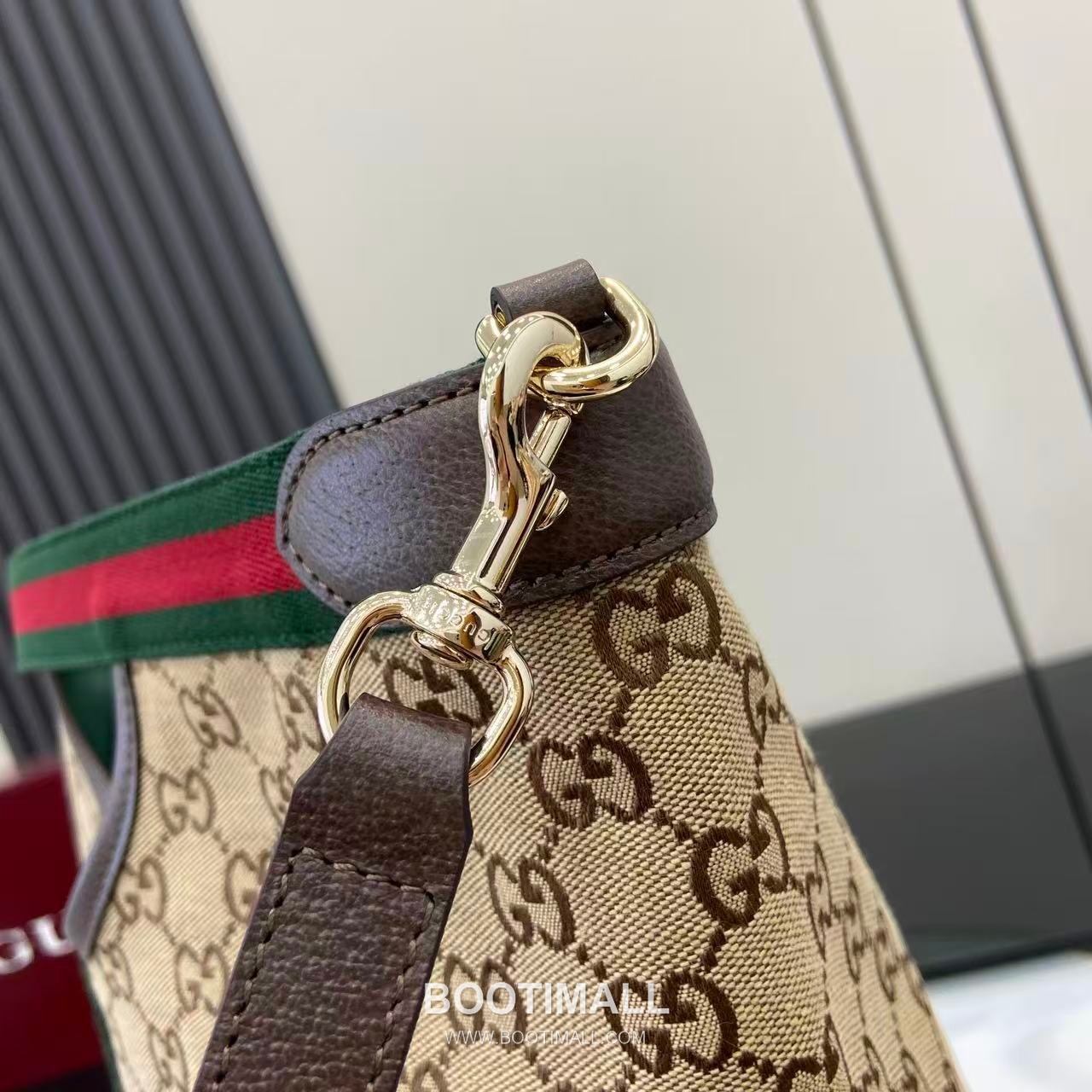 Gucci Giglio Handbag GG Canvas Beige Tote Bag 구찌 지글리오 남성 핸드백 865452 GG 캔버스 베이지 토트백 39.5cm 7