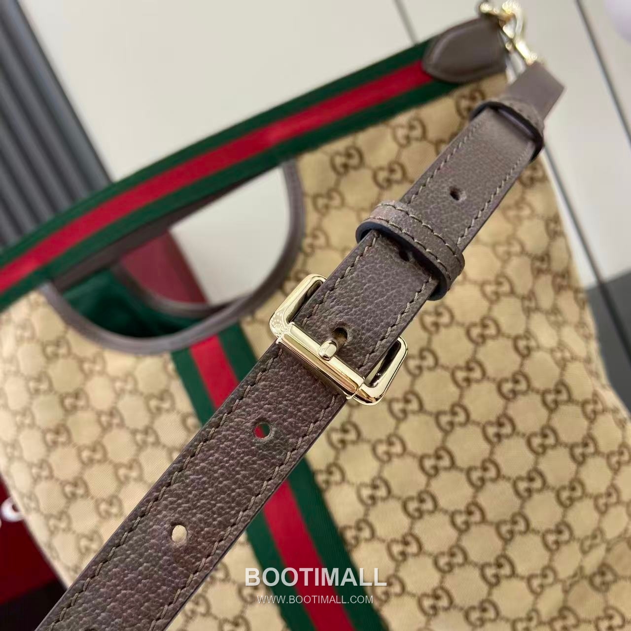 Gucci Giglio Handbag GG Canvas Beige Tote Bag 구찌 지글리오 남성 핸드백 865452 GG 캔버스 베이지 토트백 39.5cm 8
