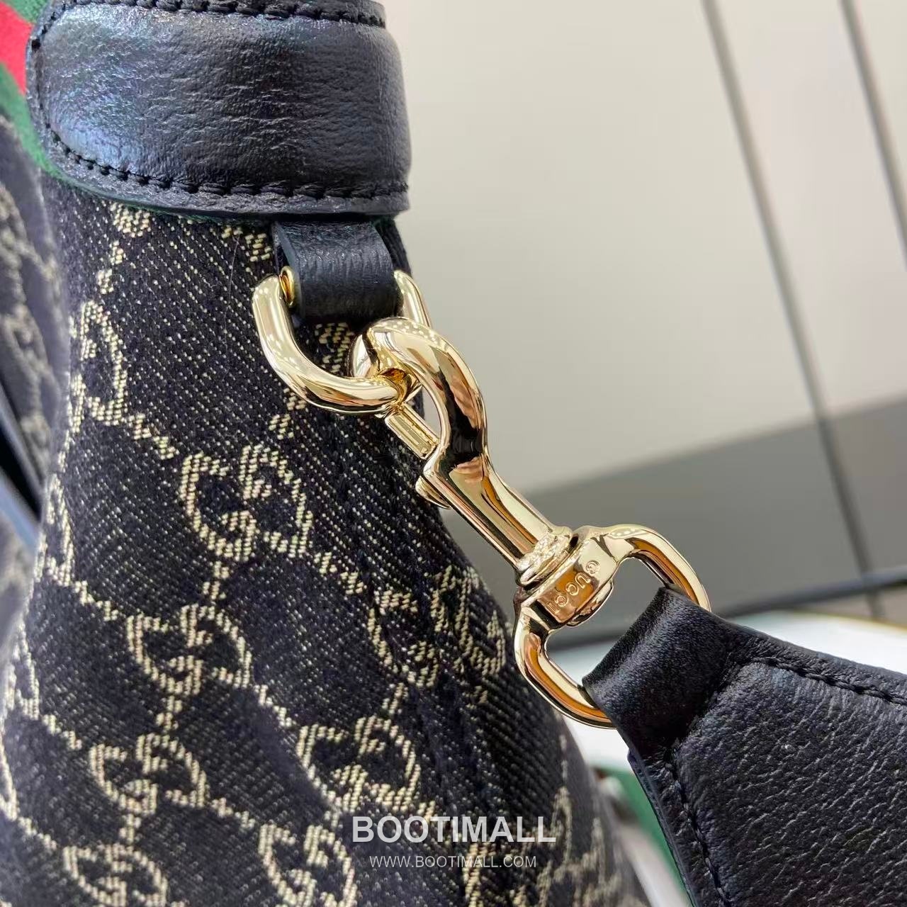 Gucci Giglio Tote Bag GG Denim Black 구찌 질리오 라지 토트백 853972 GG 데님 GG 데님 블랙 50cm 7