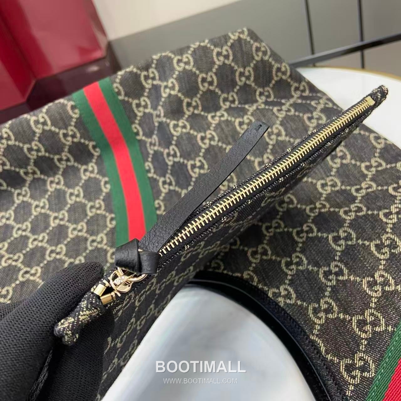 Gucci Giglio Tote Bag GG Denim Black 구찌 질리오 라지 토트백 853972 GG 데님 GG 데님 블랙 50cm 10