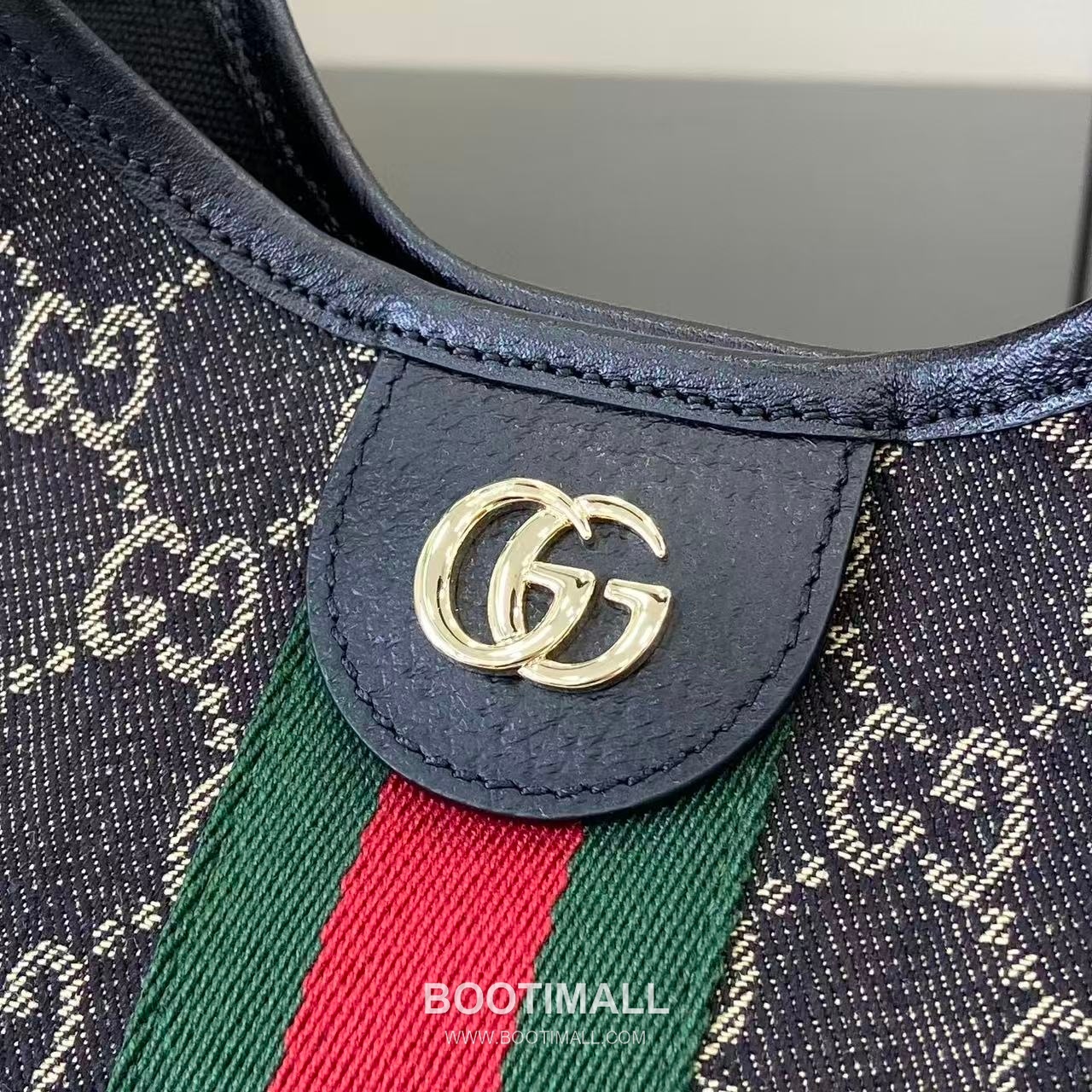 Gucci Giglio Small Tote GG Denim Black Tote Bag 구찌 질리오 스몰 토트백 860845 GG 데님 블랙 25cm 5