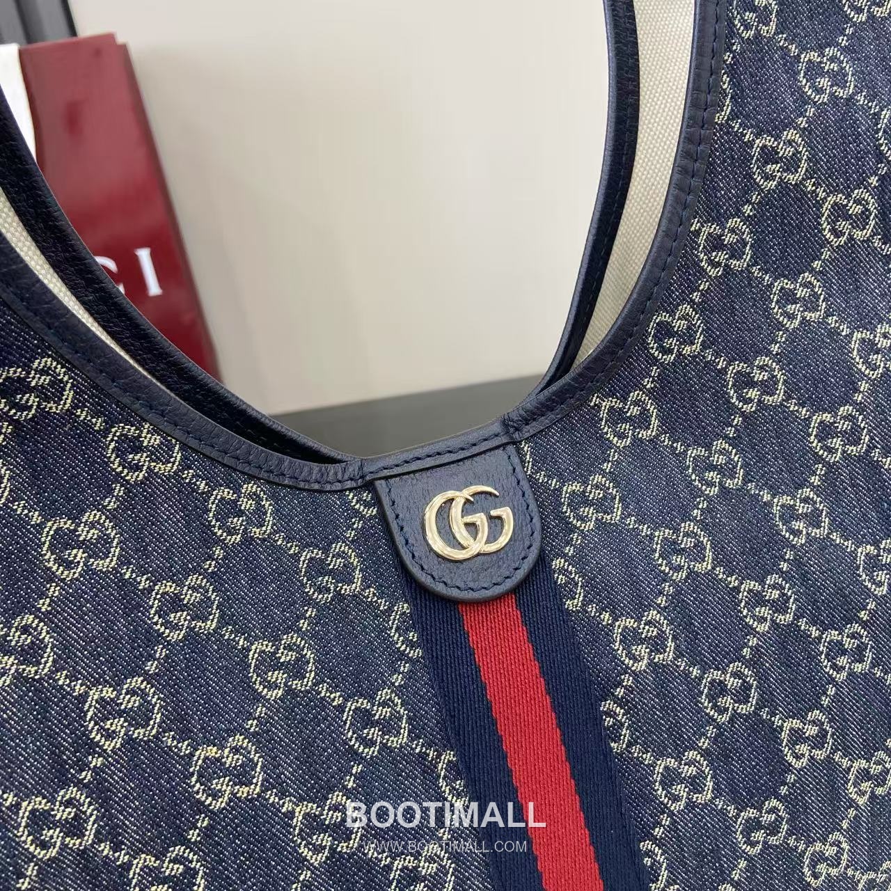 Gucci Giglio Tote Bag GG Denim Black 구찌 질리오 라지 토트백 853972 GG 데님 GG 데님 블랙 50cm 5