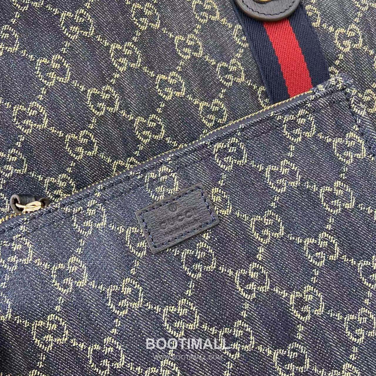 Gucci Giglio Tote Bag GG Denim Black 구찌 질리오 라지 토트백 853972 GG 데님 GG 데님 블랙 50cm 7