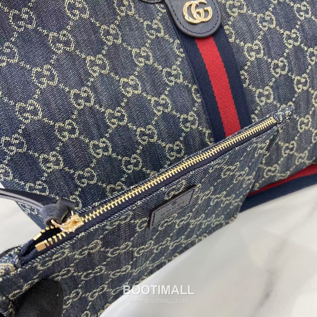 Gucci Giglio Tote Bag GG Denim Black 구찌 질리오 라지 토트백 853972 GG 데님 GG 데님 블랙 50cm 8