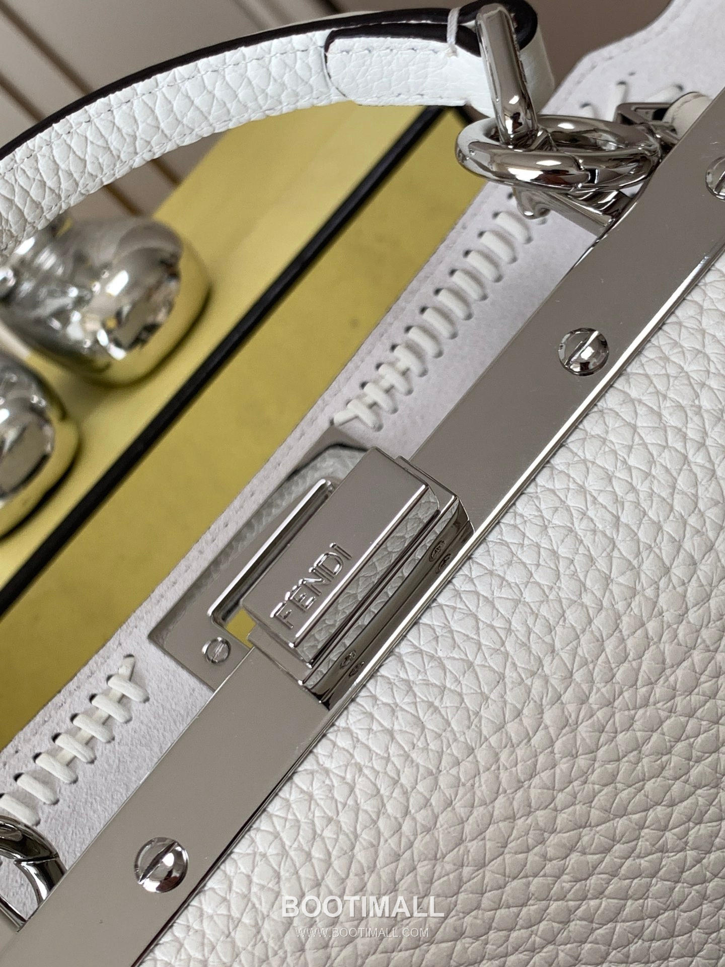 Fendi Peekaboo ISeeU Petite Calfskin Black Top Handle Bag 펜디 피카부 아이씨유 쁘띠 카프스킨 블랙 탑핸들백 27cm 6