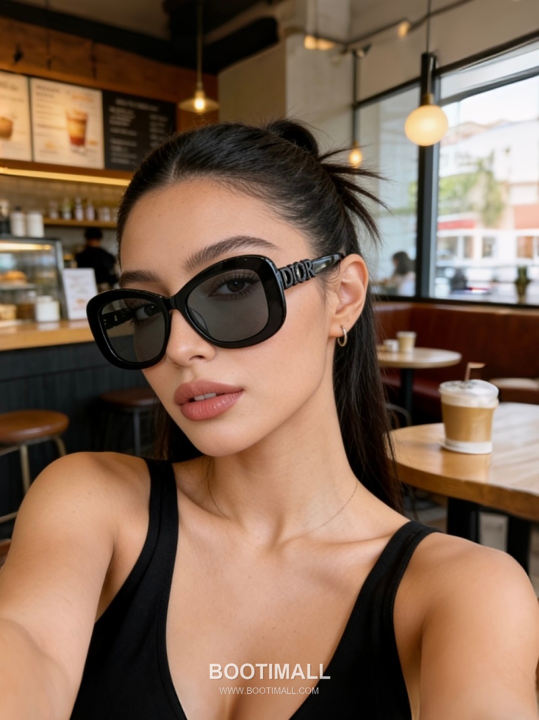 Dior Dio Drill Circle Metal, Crystal Silver Glasses 디올 디오 드릴 서클 메탈, 크리스탈 실버 안경 145cm 2