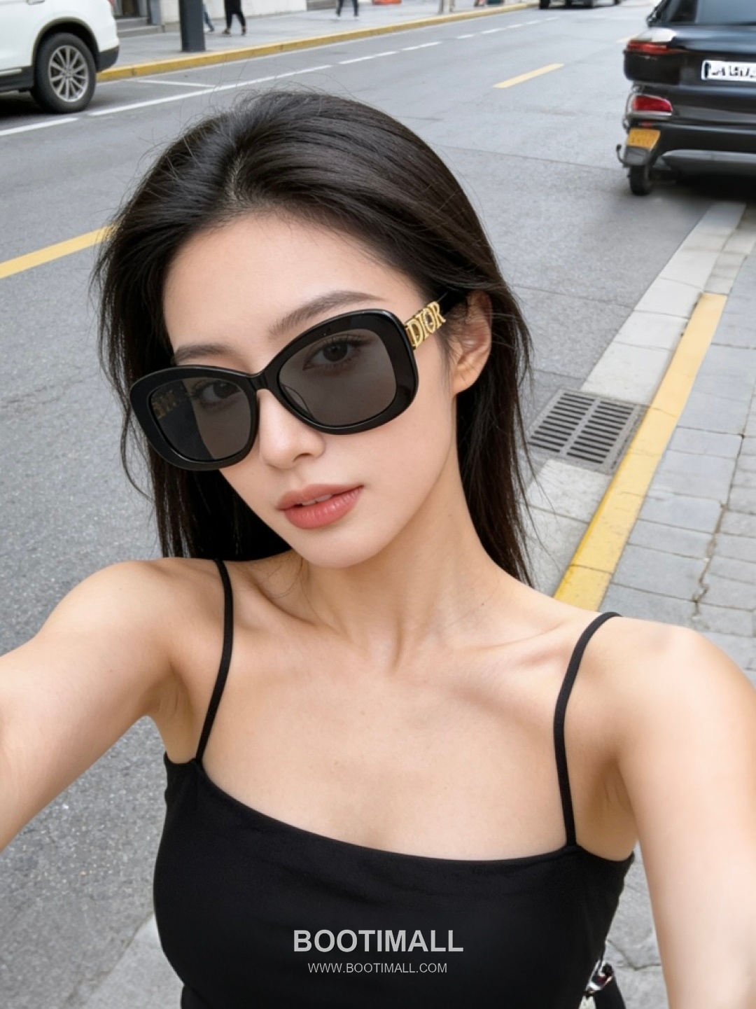 Dior Dio Drill Circle Metal, Crystal Silver Glasses 디올 디오 드릴 서클 메탈, 크리스탈 실버 안경 145cm 3