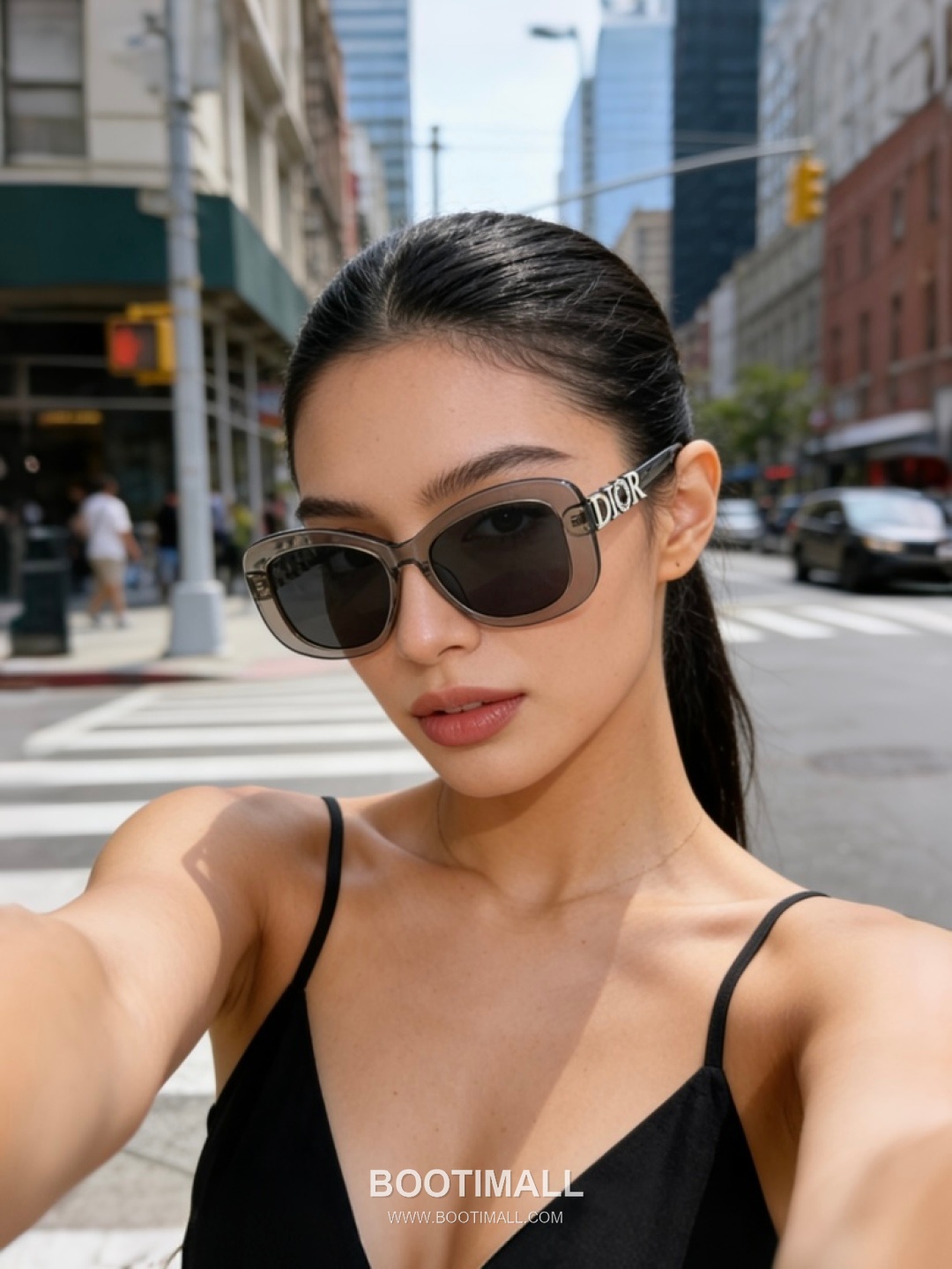 Dior Dio Drill Circle Metal, Crystal Silver Glasses 디올 디오 드릴 서클 메탈, 크리스탈 실버 안경 145cm 8