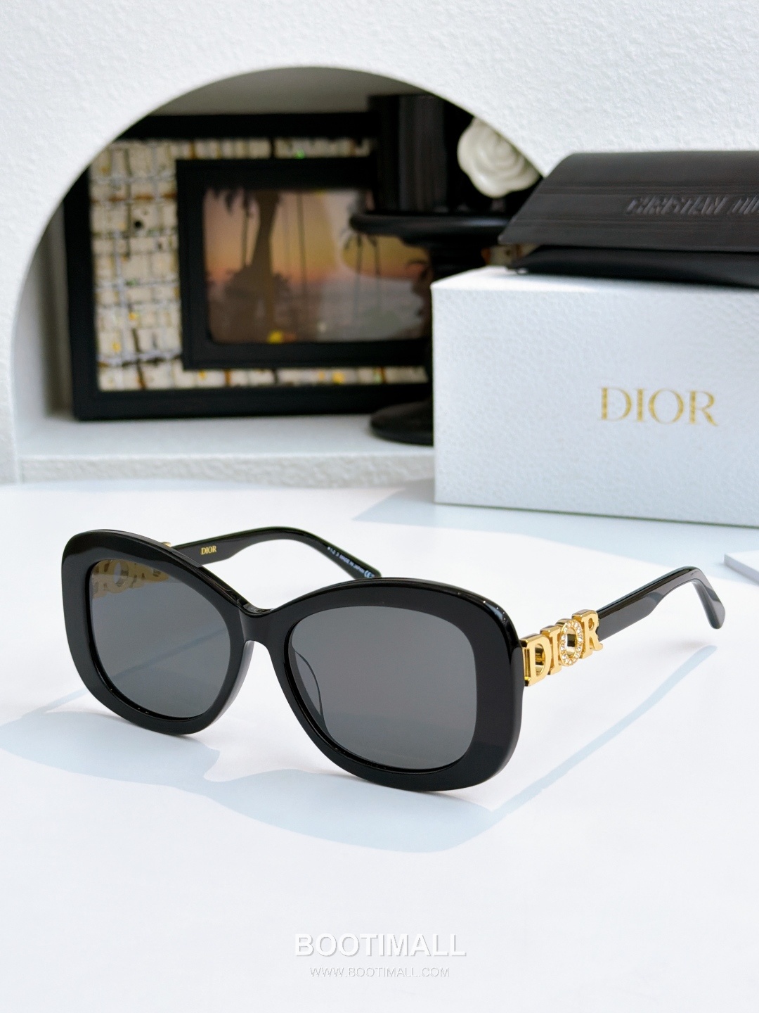 Dior Crystal Sunglasses Acetate, Crystal Black 디올 크리스탈 선글라스 아세테이트, 크리스탈 블랙 56-17-145 145cm 1