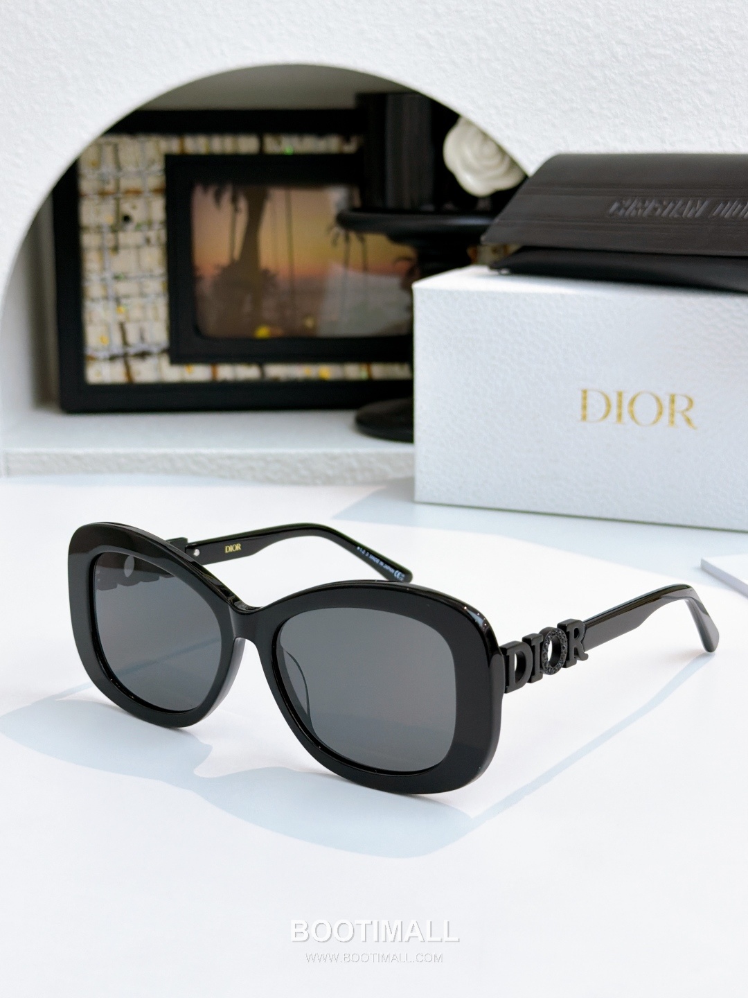 Dior Crystal Sunglasses Acetate, Crystal Black 디올 크리스탈 선글라스 아세테이트, 크리스탈 블랙 56-17-145 145cm 2
