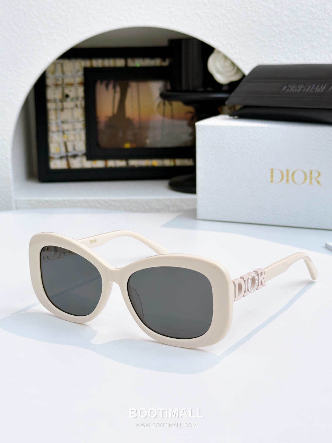 Dior Crystal Sunglasses Acetate, Crystal Black 디올 크리스탈 선글라스 아세테이트, 크리스탈 블랙 56-17-145 145cm 4