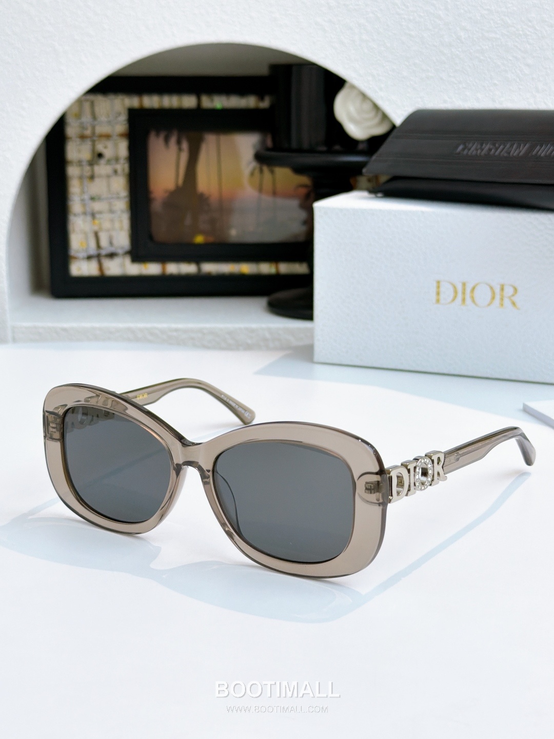 Dior Crystal Sunglasses Acetate, Crystal Black 디올 크리스탈 선글라스 아세테이트, 크리스탈 블랙 56-17-145 145cm 6