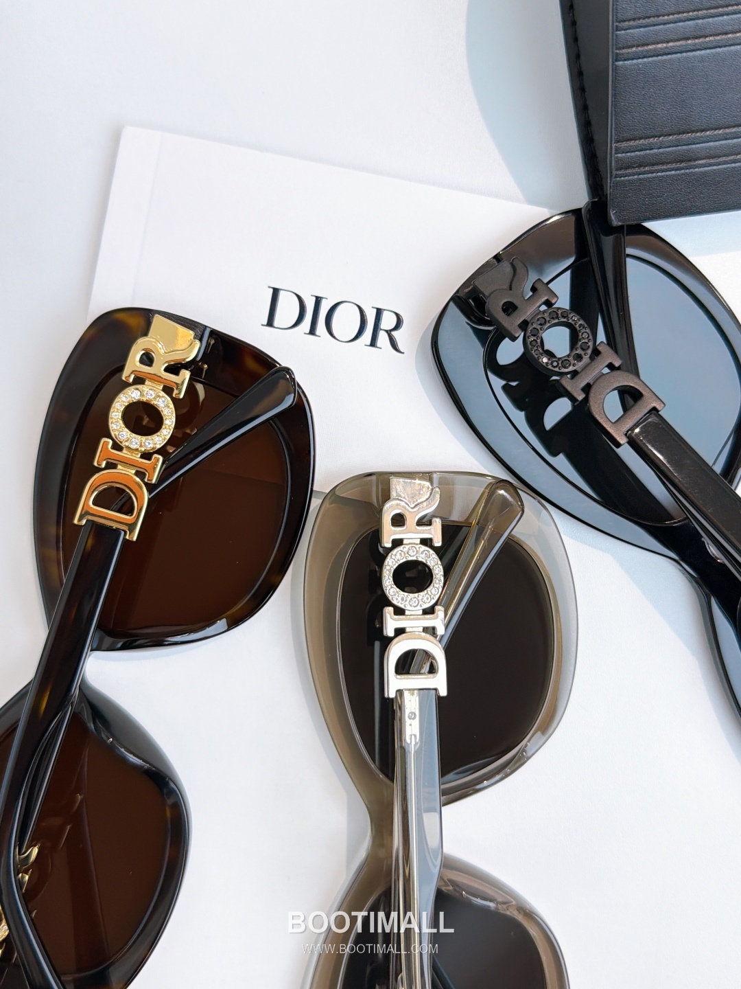 Dior Crystal Sunglasses Acetate, Crystal Black 디올 크리스탈 선글라스 아세테이트, 크리스탈 블랙 145cm 7