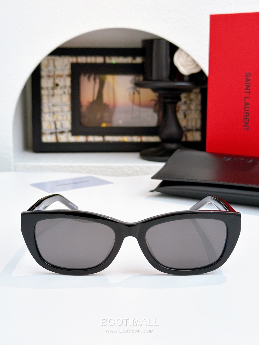 Saint Laurent SL M153 Acetate Black Optical Glasses 생로랑 SL M153 아세테이트 블랙 안경 55-17-145 145cm 1