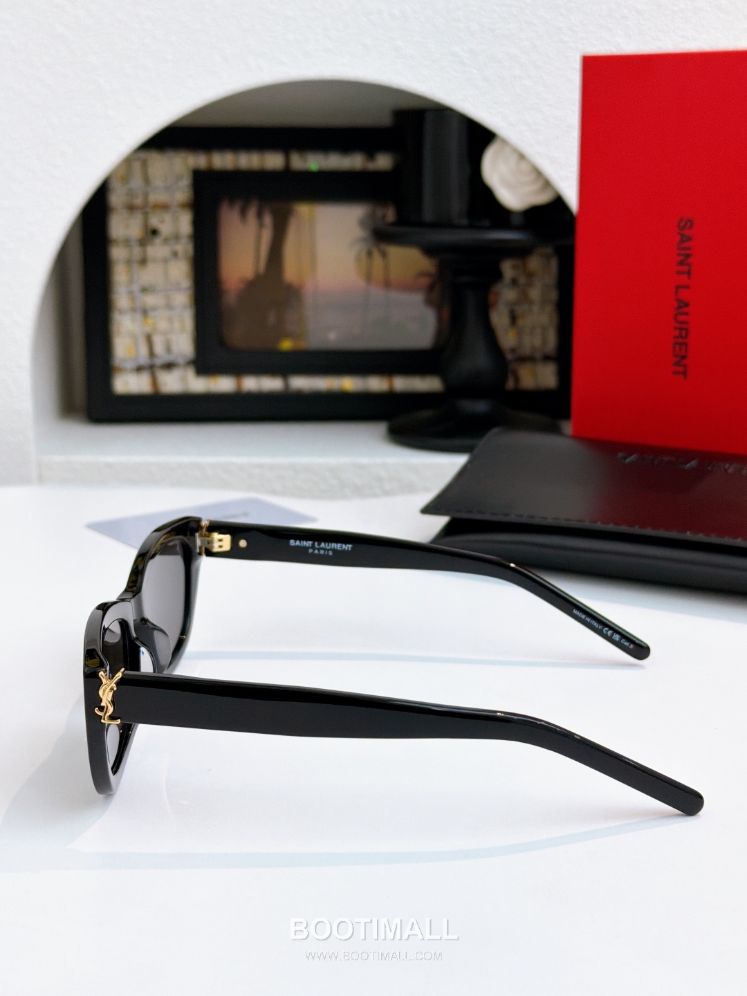 Saint Laurent SL M153 Acetate Black Optical Glasses 생로랑 SL M153 아세테이트 블랙 안경 55-17-145 145cm 3