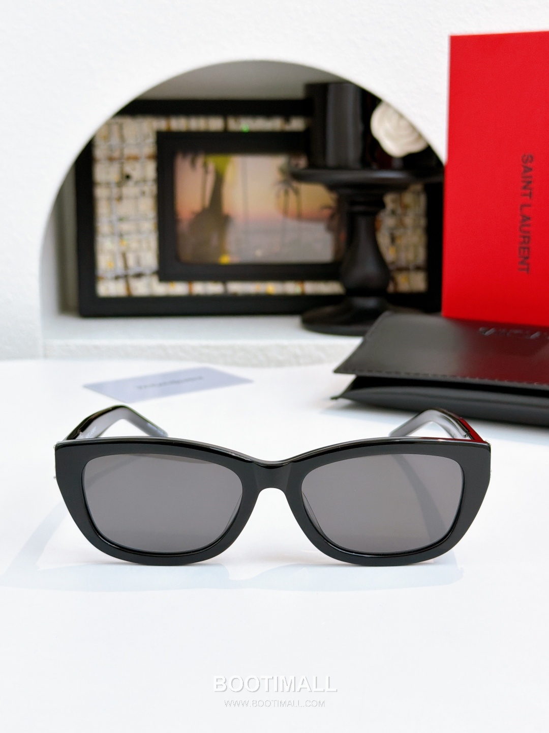 Saint Laurent SL M153 Acetate Black Optical Glasses 생로랑 SL M153 아세테이트 블랙 안경 55-17-145 145cm 4