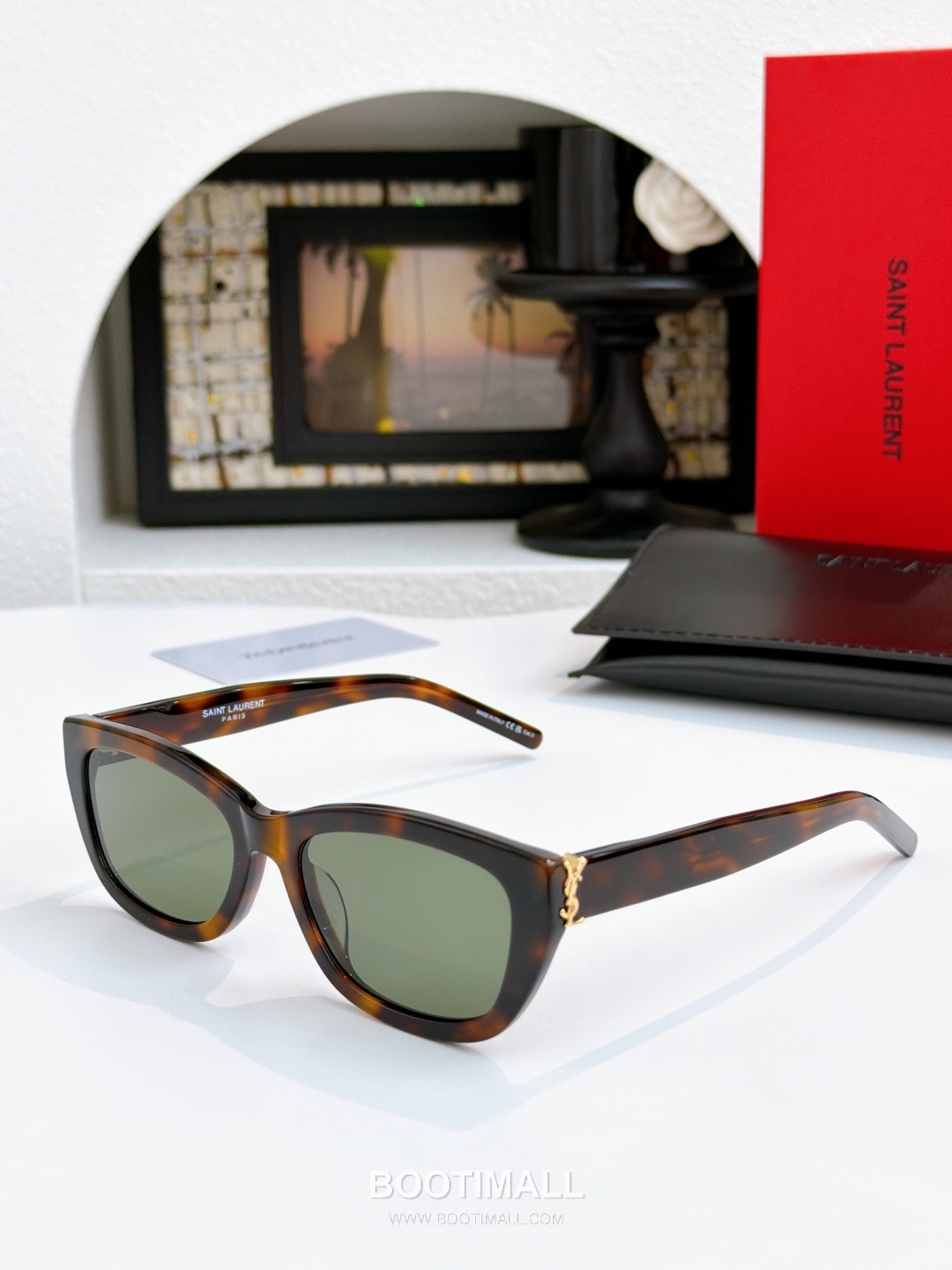 Saint Laurent SL M153 Acetate Black Optical Glasses 생로랑 SL M153 아세테이트 블랙 안경 55-17-145 145cm 8