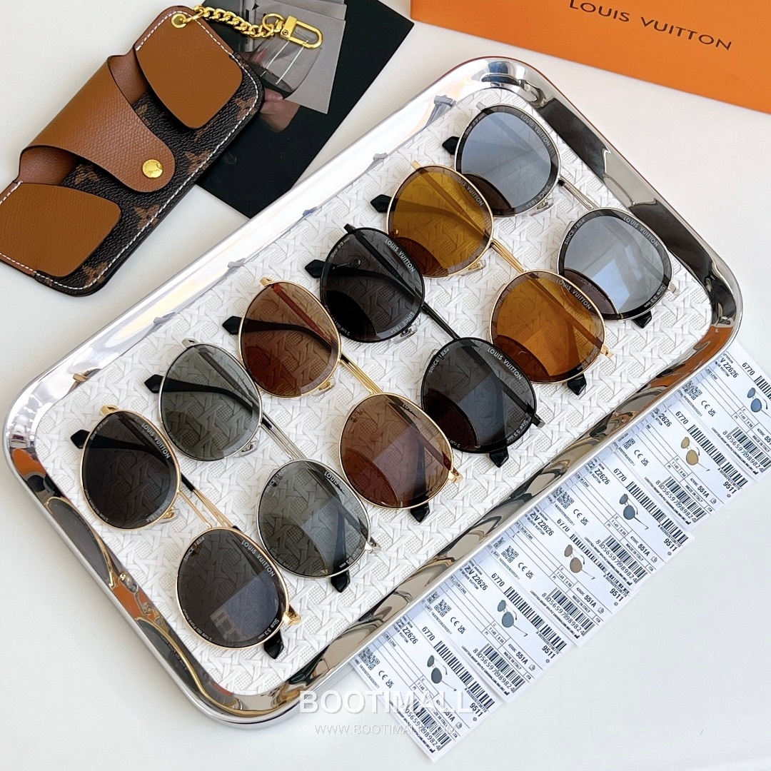 Louis Vuitton Sunglasses Metal Silver 루이비통 Z2626 선글라스 메탈 실버 56-20-145 145cm 18