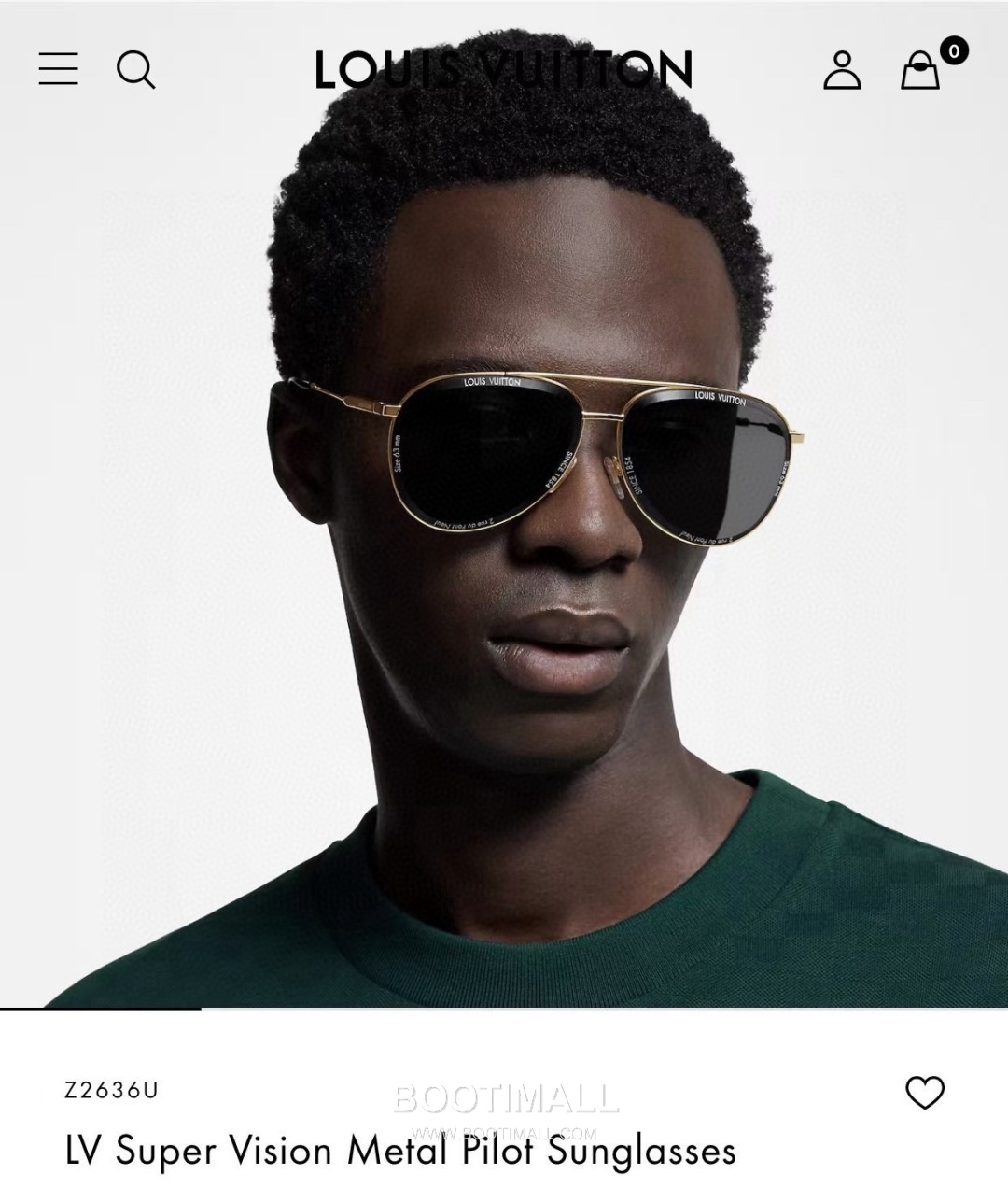 Louis Vuitton Sunglasses Metal Black 루이비통 Z2625 선글라스 메탈 블랙 63-14-145 145cm 13