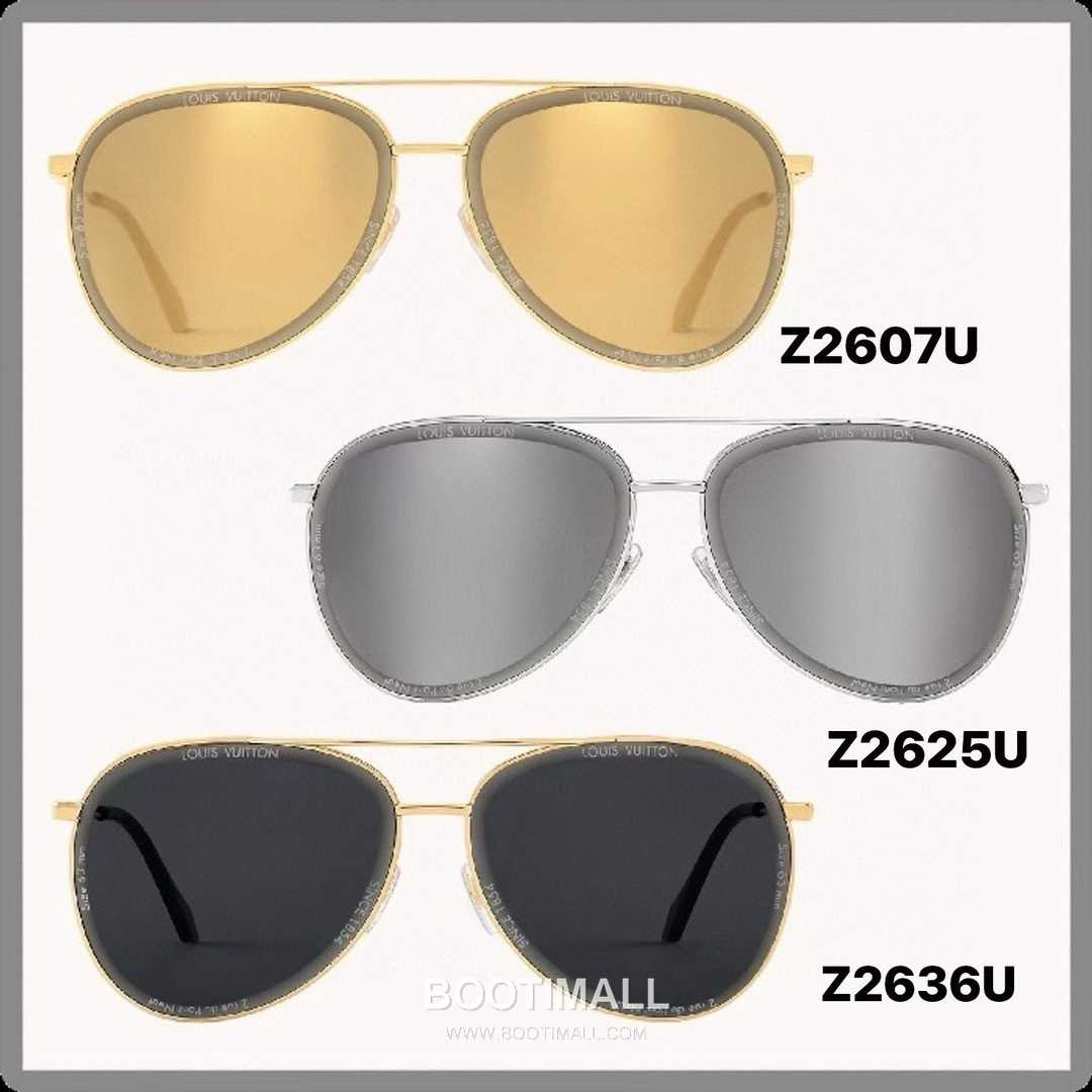 Louis Vuitton Sunglasses Metal Black 루이비통 Z2625 선글라스 메탈 블랙 63-14-145 145cm 15