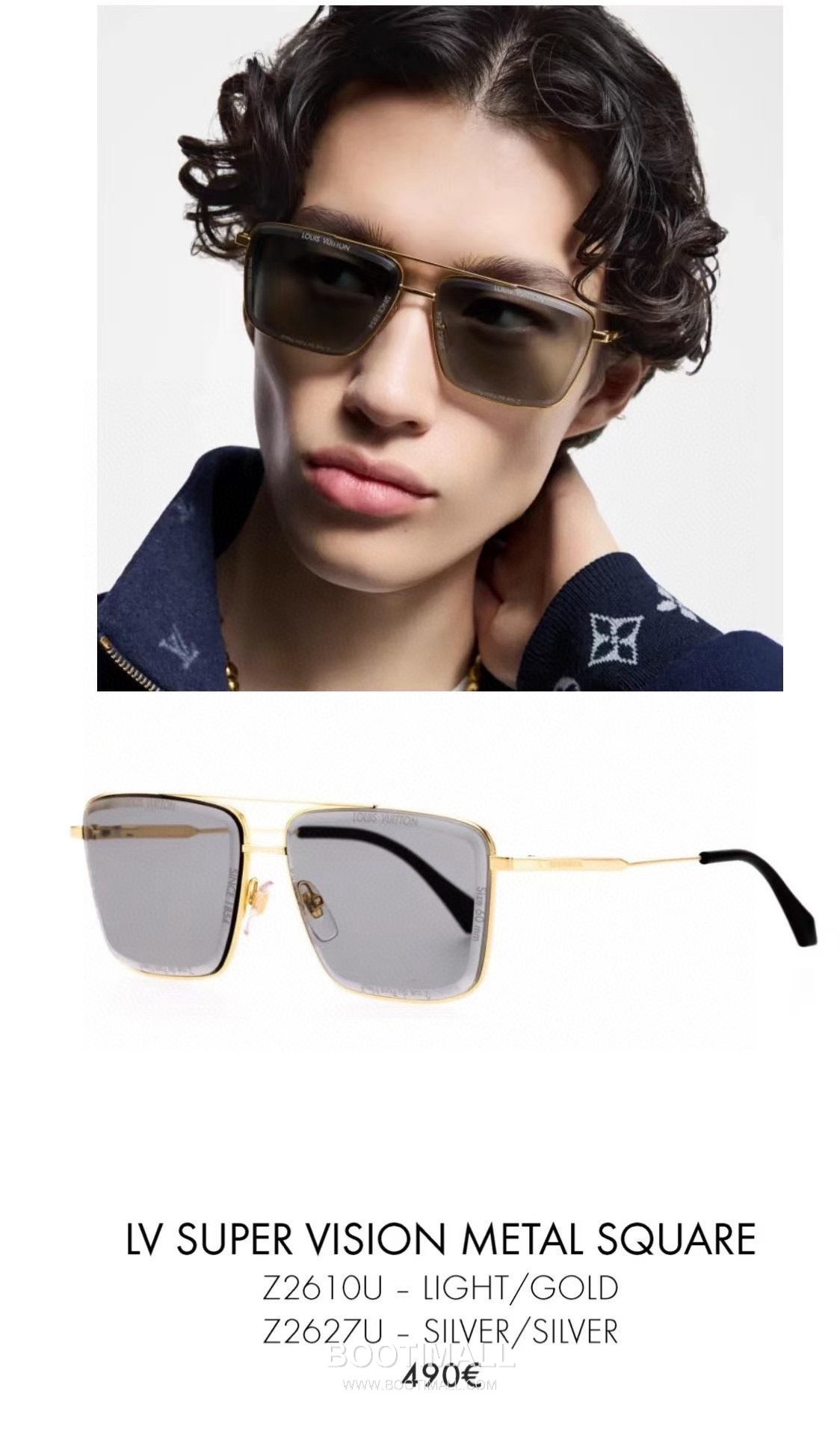 Louis Vuitton Sunglasses Metal Gold 루이비통 Z2610 선글라스 메탈 골드 61-13-145 145cm 18
