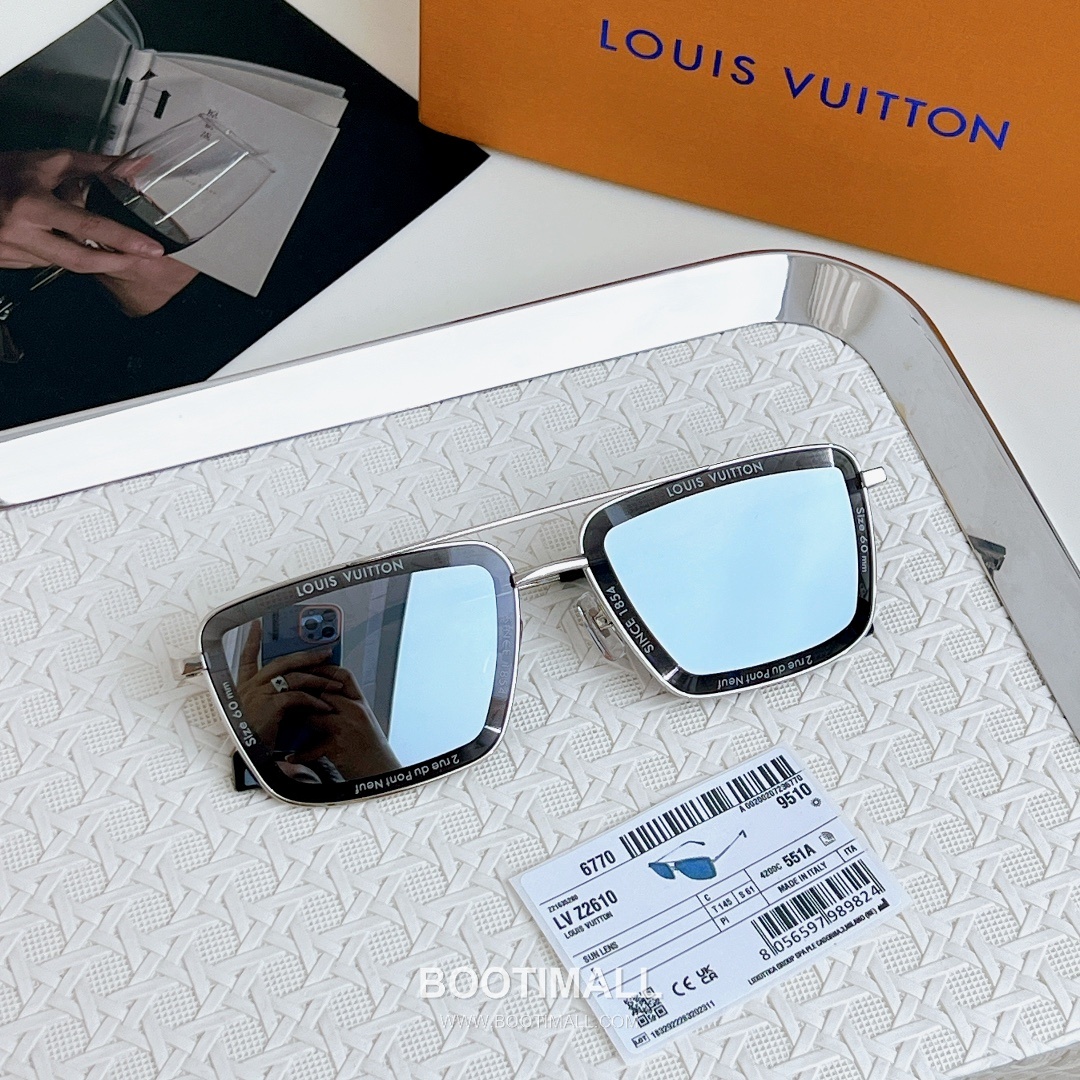 Louis Vuitton Sunglasses Acetate Black 루이비통 Z2610 선글라스 아세테이트 블랙 145cm 1