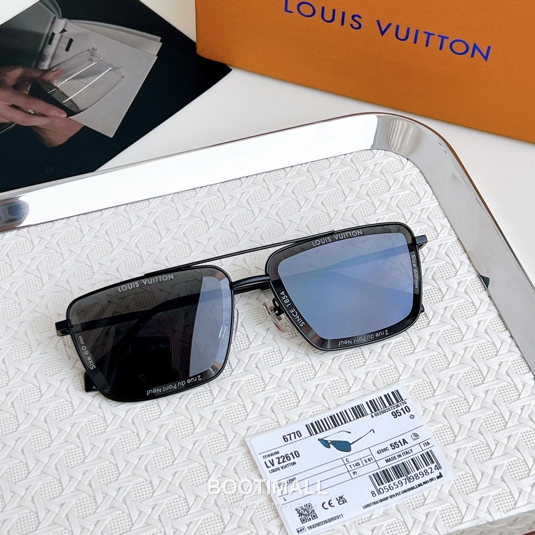 Louis Vuitton Sunglasses Acetate Black 루이비통 Z2610 선글라스 아세테이트 블랙 145cm 3