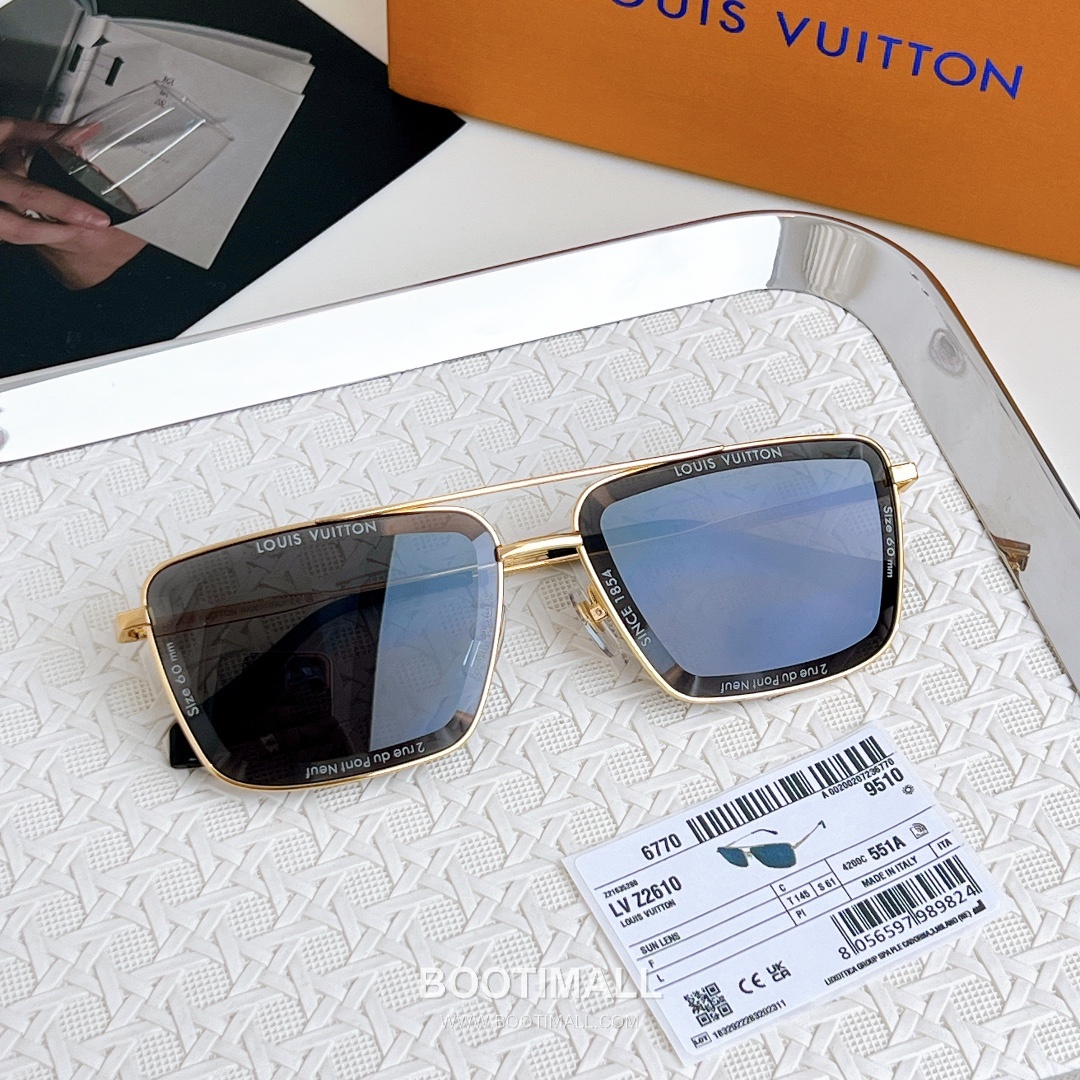 Louis Vuitton Sunglasses Acetate Black 루이비통 Z2610 선글라스 아세테이트 블랙 145cm 4