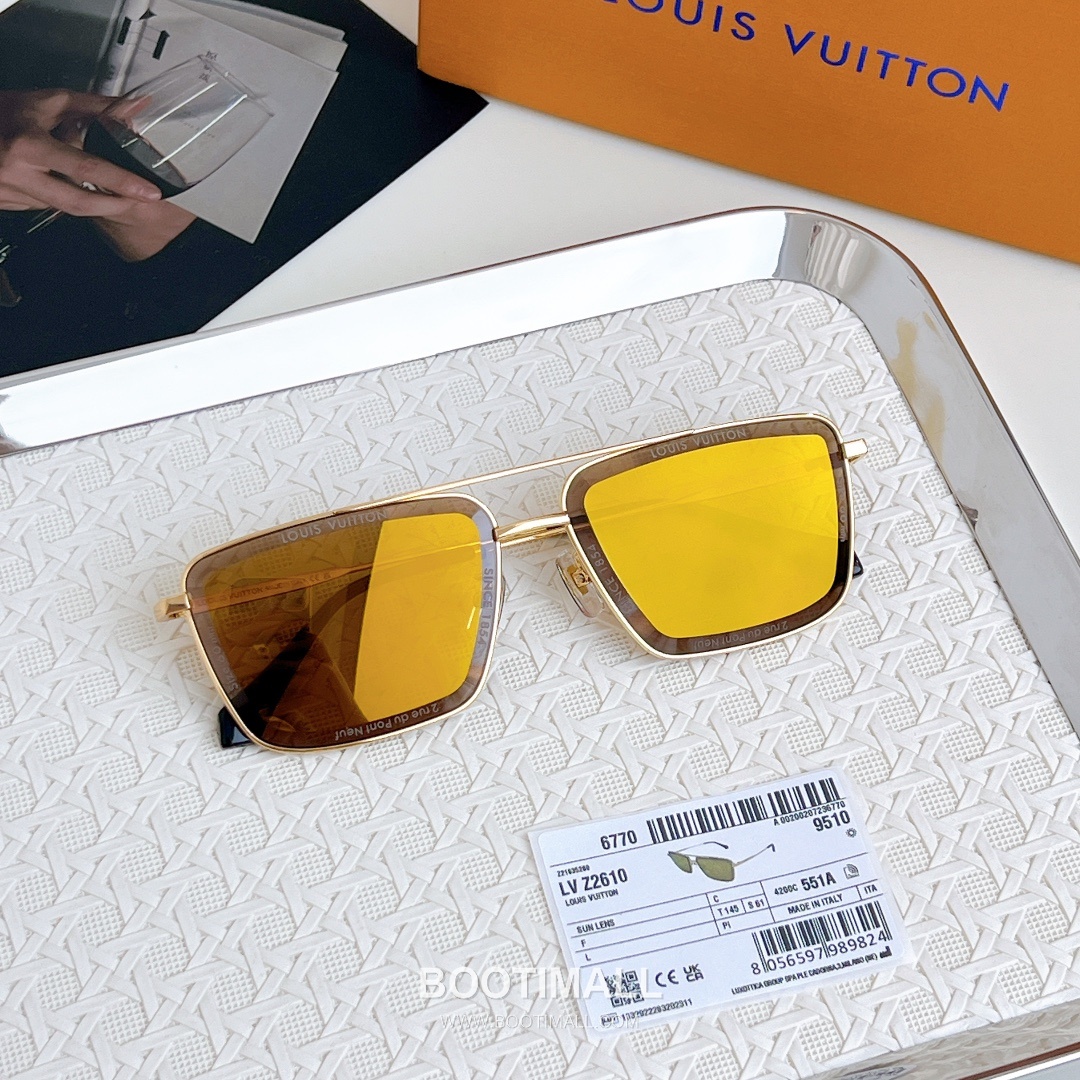 Louis Vuitton Sunglasses Acetate Black 루이비통 Z2610 선글라스 아세테이트 블랙 145cm 5