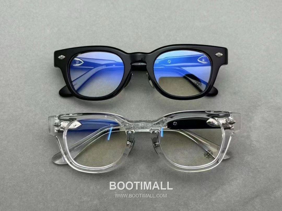Chrome Hearts Jenna Tail Acetate Black Eyeglasses 크롬하츠 제나 테일 아세테이트 블랙 안경 48□23-142 142cm 1