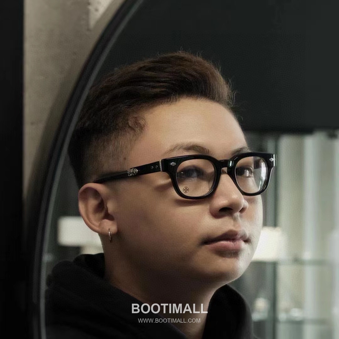 Chrome Hearts Jenna Tail Acetate Black Eyeglasses 크롬하츠 제나 테일 아세테이트 블랙 안경 48□23-142 142cm 4