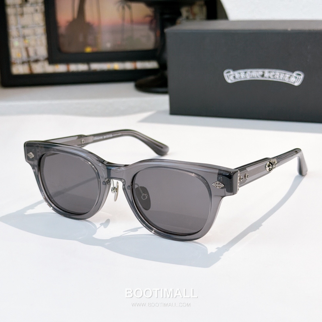 Chrome Hearts Jenna Tail Yea Acetate Black Eyeglasses 크롬하츠 제나 테일 예아 아세테이트 블랙 안경 48-23-142 142cm 5