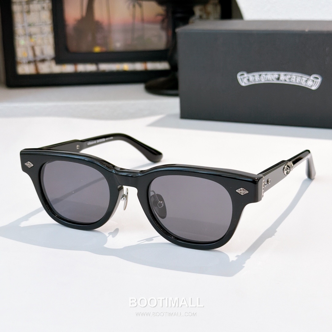 Chrome Hearts Jenna Tail Yea Acetate Black Eyeglasses 크롬하츠 제나 테일 예아 아세테이트 블랙 안경 48-23-142 142cm 8