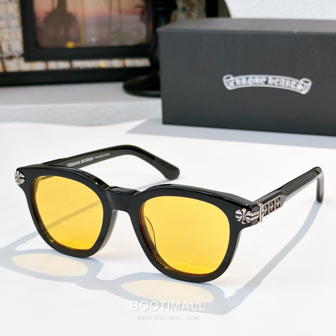 Chrome Hearts Smoke Show Sunglasses Acetate Black 크롬하츠 스모크 쇼 선글라스 아세테이트 블랙 52-21-153 153cm 2
