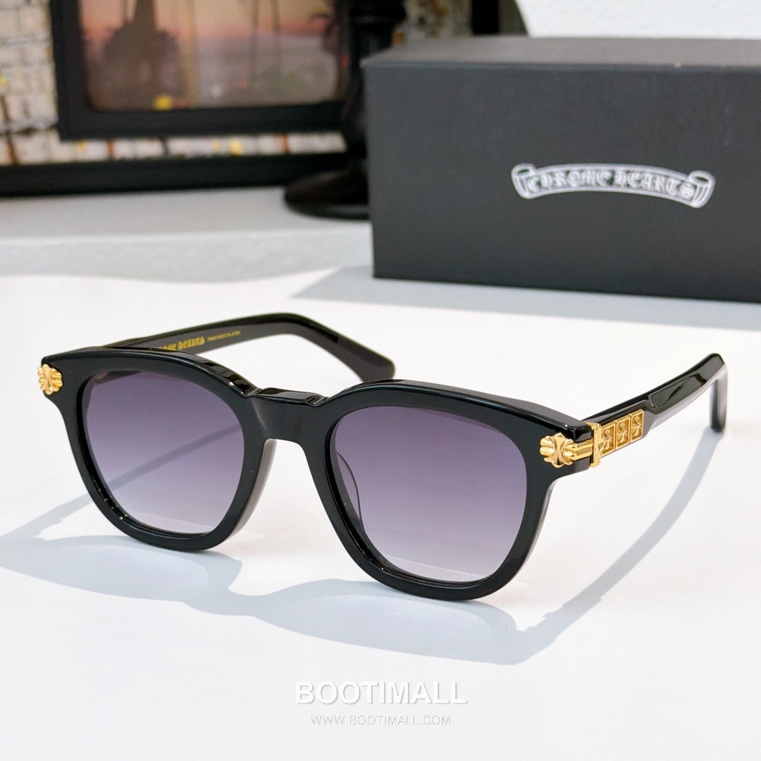 Chrome Hearts Smoke Show Sunglasses Acetate Black 크롬하츠 스모크 쇼 선글라스 아세테이트 블랙 52-21-153 153cm 4