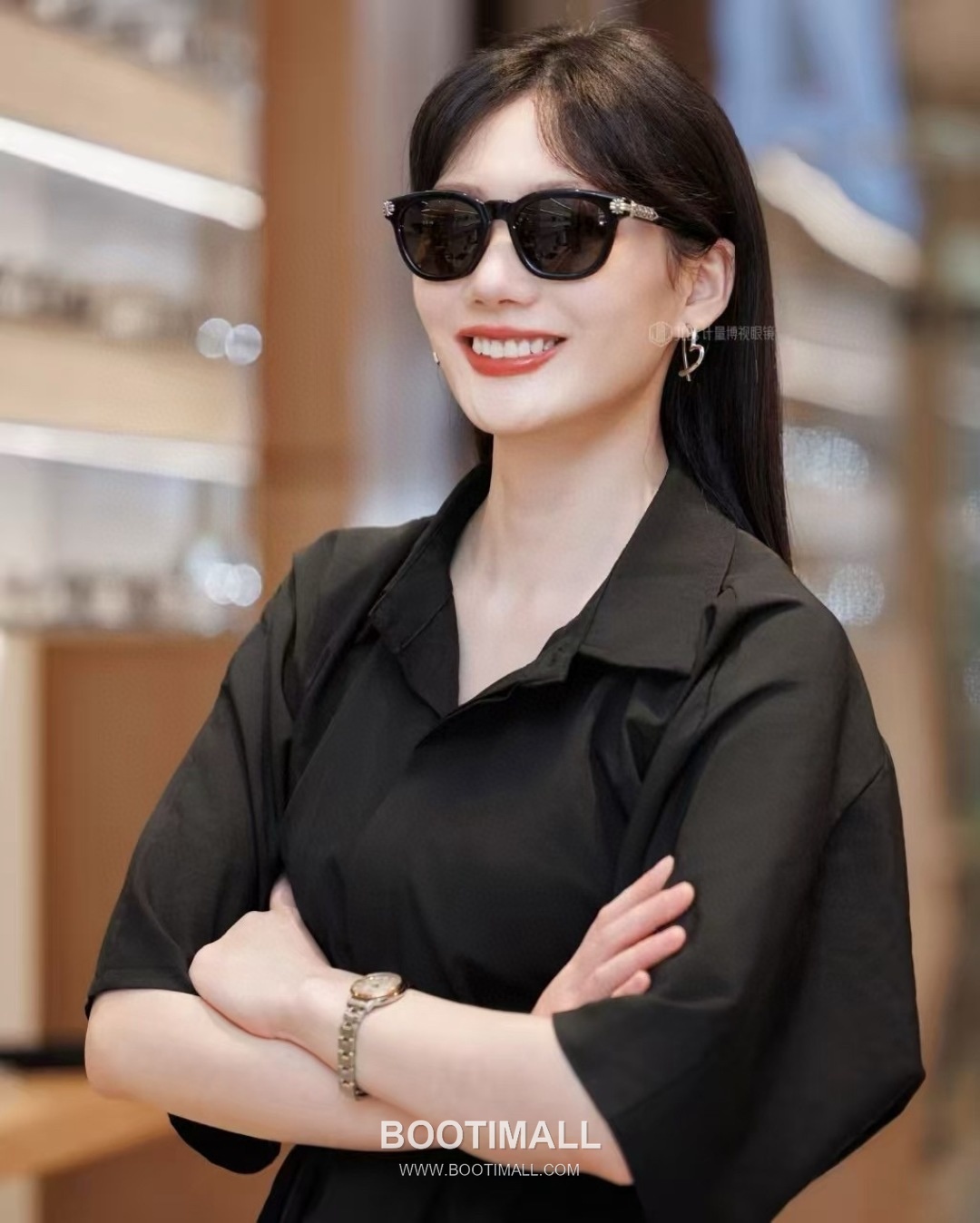 Chrome Hearts Smoke Show Sunglasses Acetate Black 크롬하츠 스모크 쇼 선글라스 아세테이트 블랙 52-21-153 153cm 10