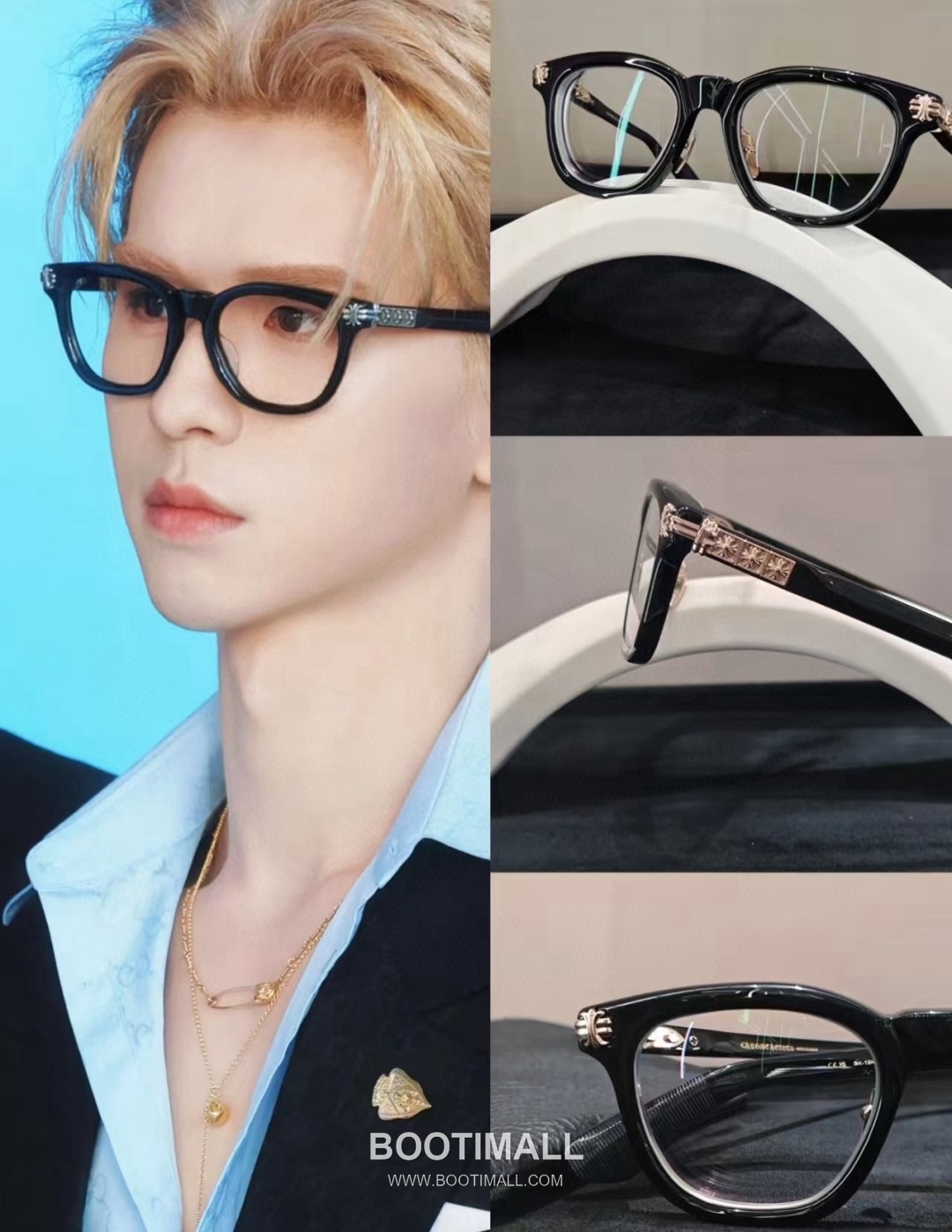 Chrome Hearts Smoke Show Sunglasses Acetate Black 크롬하츠 스모크 쇼 선글라스 아세테이트 블랙 52-21-153 153cm 11