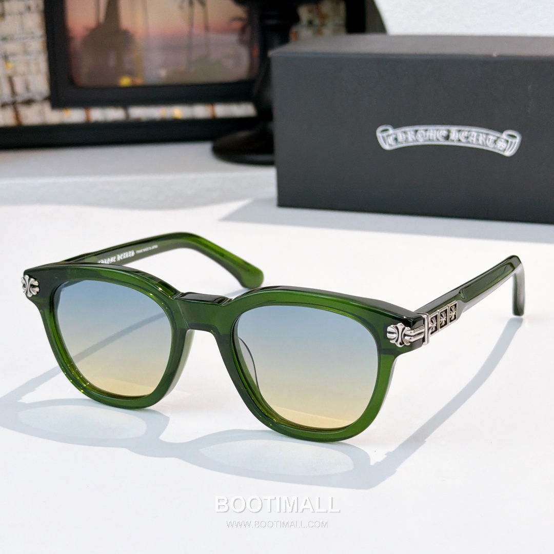 Chrome Hearts Smoke Show Metal, Plastic Black Eyeglasses 크롬하츠 스모크 쇼 메탈, 플라스틱 블랙 안경 52-21-153 153cm 3