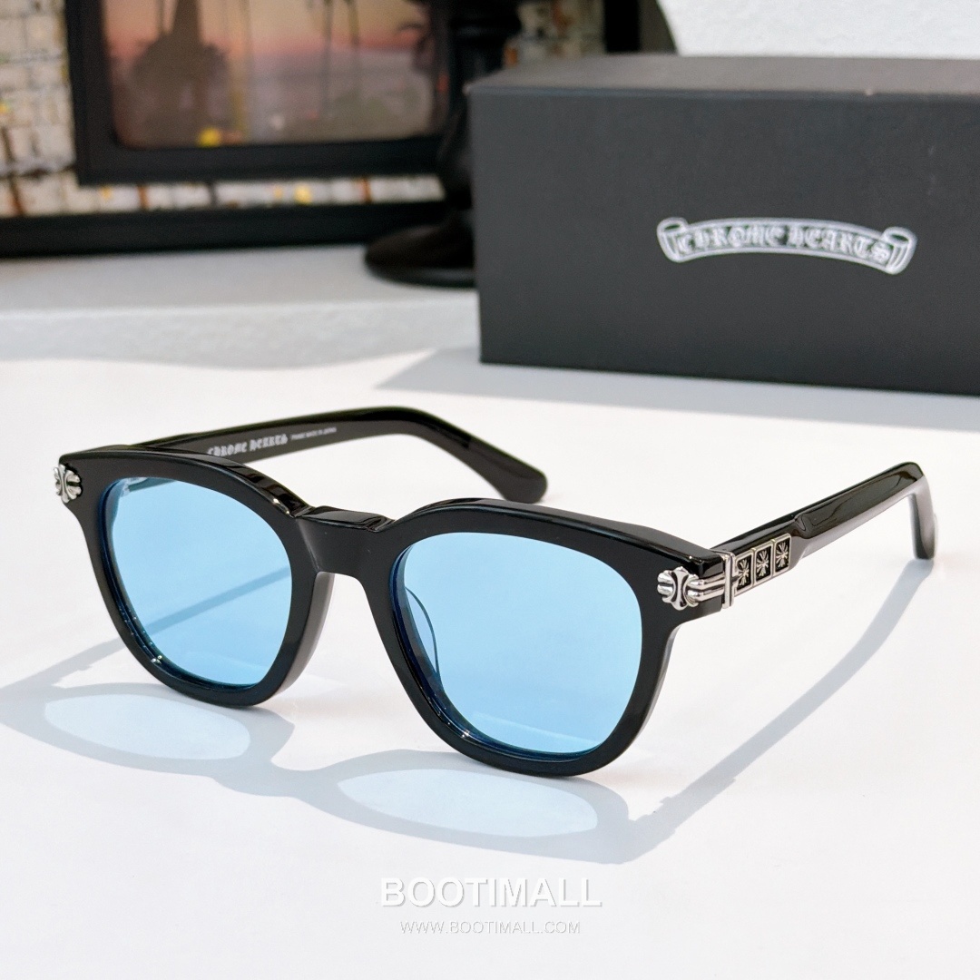 Chrome Hearts Smoke Show Metal, Plastic Black Eyeglasses 크롬하츠 스모크 쇼 메탈, 플라스틱 블랙 안경 52-21-153 153cm 7