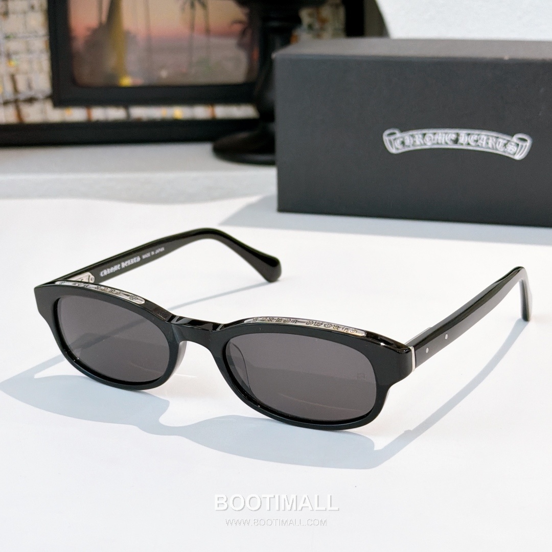Chrome Hearts Lowrider Sunglasses Acetate Black 크롬하츠 로우라이더 선글라스 아세테이트 블랙 52□21-142 142cm 14